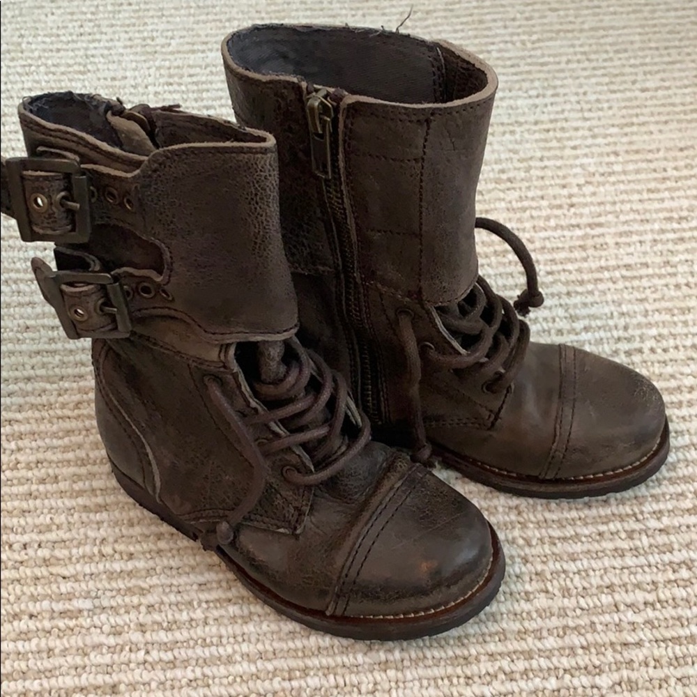 All saints military kids  boots 25